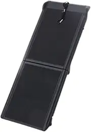 perfk Folding Pet Ramp Dog Climbing Ladder Foldable Cats Stair Portable Nonslip Car Ramp Dog Ladder for Sofa Car Bed Couch (Black)