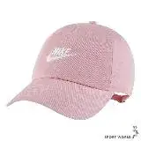 在飛比找遠傳friDay購物優惠-Nike 帽子 老帽 水洗 純棉 刺繡 粉 FB5368-6