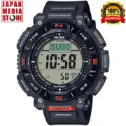 CASIO PRO TREK PRG-340-1JF Black Tough Solar Compass Outdoor Digital Men Watch