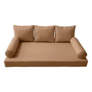 *COVER ONLY*-Style 3 Daybed Mattress Bolster Pillow Covers Pipe Trim Twin AD104