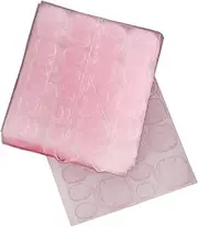 OIIBWQ 480Pc Transparent Double Sided Fake Nail Tabs Glue Sticker Tips Extension, 480Pcs 0.3mm Pink, 6cmX8cm