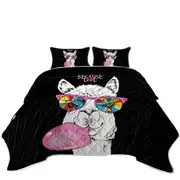 Cool Funny Llama Coverlet