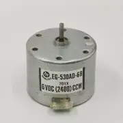 EG-530AD-6B DC 6V 2400RPM CCW Tape Deck Recorder Audio Motor Round Capstan Motor