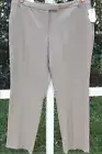 CALVIN KLEIN LIGHT BROWN POLYESTER RAYON STRETCH CLASSIC DRESS PANTS 16 - 33 NEW