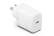 Cygnett CY4734PDWCH PowerPlus 25W USB-C PD Fast Wall Charger White, Palm-Size, Portable