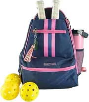 Fresh Pickle Teddi Pickleball Backpack - Large Capacity Pickleball Bags for Women - Durable 1000D Nylon, Multipurpose Pickleball Paddle Case with Multiple Pockets, Stylish Pickleball Paddle Bag