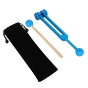 136.1HZ Aluminum Alloy Tuning Fork Wood Hammer Ball Sound Healing Therapy To BX5