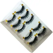 MERRYHAPY 5 Pairs Makeup Eyelashes Cross False Eyelashes Eyelash Extension Natural False Lashes Fake Lashes Fake Eyelash Natural False Eyelashes Thick False Eyelashes Natural Eyelashes Black