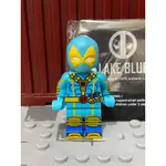 LEGO 樂高人偶 第三方 UG DEADPOOL 死侍 湖水藍