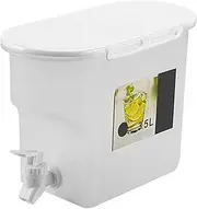 Beverage Dispenser 3.5L Plastic Drink Dispenser with Spigot Leakproof Cold Water Pitcher Lemonade Jug with Tap for Home Party Restaurant Bar Buffet, Drink Dispenser for Fridge