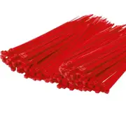 14 Inch Zip Ties Red 1000 PCS, 40 Lbs- Heavy Duty Tensile Strength, Nylon PA6...