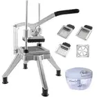 Vegetable Fruit Chopper W/6-Wedge Slicer1/43/81/2 Blade Professional Food Dicer