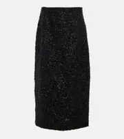 [The Row] The Row Boucle wool maxi skirt AU 12 black