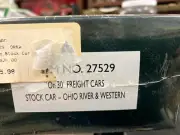 Spectrum On30 Scale 27529 Ohio River Western Stock Car NRFB JT