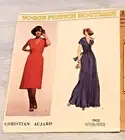 Vogue French Boutique Pattern # 1502, SIZE !0, Christian Aujard, evening dress