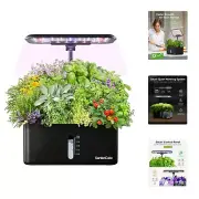 Hydroponics Growing System Indoor Garden: Herb Garden Kit Indoor with LED Gro...