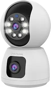 2.4G Indoor Security Camera, 4MP Pet Security Cameras with Phone App for WiFi Baby Monitor, AI Motion Detection, Wireless Home Camera with Auto Tracking