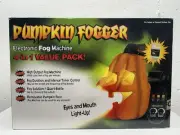 RARE New In Box GEMMY HALLOWEEN ELECTRONIC PUMPKIN FOGGER PUMPKIN FACE LIGHT