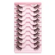Lashie - False Eyelashes (Various Designs) Y1003 - Black - One Size