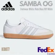 Adidas Originals SAMBA OG Footwear White/Halo Blue IE0877 Women shoes NEW!! F/S