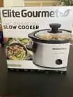 Elite Gourmet MST-250XS 1.5Qt Slow Cooker, Stainless Steel