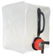 Collapsible Water Container Carrier 10 Litre Folds flat