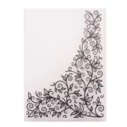 Floral Pattern Plastic Embossed Folder for DIY Crafts Scrapbooks Stencil