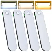 Under Cabinet Lighting, Motion Sensor Lights Indoor with 3 Color Temps Dimmab...