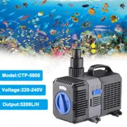 CTP-5800 Submersible Water Pump, 5200LPH SUNSUN Adjustable Pump Fish Aquarium