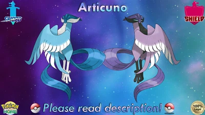 ⚔️Shiny Non-shiny Galarian Articuno 6IV️Pokémon Sword Shield HOME (Legal)