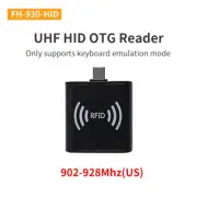 UHF RFID Reader 860-960Mhz Type-C UHF RFID Android Reader with Keyboard Emulatio