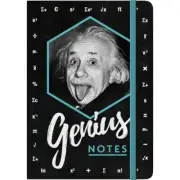 Nostalgic Art Einstein Genius Notes A5 Notebook Pad/Diary Hard Cover/128 Pages