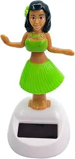 Shaking Head Doll - Car Interior Accessories, Solar Girl Car Dashboard Decoration | Cute Hawaiian Dancer Girl | Dancing Figure Bobblehead Car Ornament| Office Home Desk Decoration