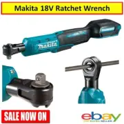 Makita 18V Cordless Ratchet Wrench 1/4" & 3/8" Socket Adaptors Paddle Switch Ski