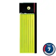 Abus Bordo Big uGrip 5700 Folding Lock, Key, 100cm, 3.3', 5mm, Green