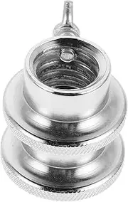 Abaodam 2pcs Secure Locking Barbell Collars Dumbbell Weight Lifting Screw Clamps Fixed Nuts for Standard Barbells Easy Hand Installation Fitness Equipment Accessory