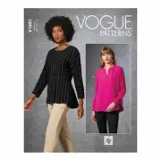 Vogue Designer Sewing Pattern 1681, Anne Klein, Tops, Size 6 - 14 Uncut