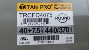 Titan TRCFD4075 Dual Run Rated motor Run Capacitor Round Cap 40/7.5 MFD 440/370V