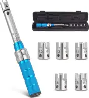 COTOUXKER Spoke Torque Wrench, 2-10NM Wrench Set for Motorcycle Blue