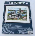 Sunset - Needlepoint - SPRAY CLIFF INN - 12138