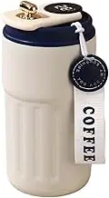Thermos Cup,Stainless Steel Vacuum Coffee Mugs,Temperature Display Coffee Mug Stainless Steel Thermos, Coffee Cup with Temperature Display,Keeps hot or Cold 6 Hours (Dark Blue)