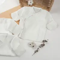 在飛比找momo購物網優惠-【Newstar 明日之星】MIT6入護手設計新生兒純棉紗肚