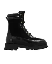 Rowan lace-up leather boots US6,US10,US7.5 Black
