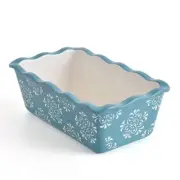 Bread Loaf Pan Stoneware Nonstick Loaf Pan, Green Meatloaf Pan For Baking Bread