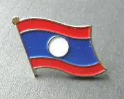 LAOS NATIONAL COUNTRY WORLD FLAG LAPEL PIN