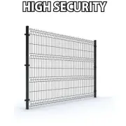 Commercial Weld Mesh Fence Arc 1800Hx2930mm Black Industrial Fencing