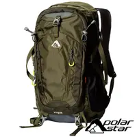 在飛比找PChome24h購物優惠-【PolarStar】透氣登山背包 40L『軍綠』P2080