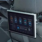 9" Black Car Headrest Monitor Back Seat Touch Screen with USB Wifi FM Bluetooth