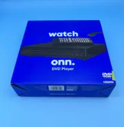 Onn Watch DVD Player HDMI HDMI Cable Remote Control Quick Start Guide Brand New