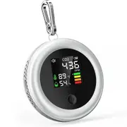 Mini CO2 Detector, Aiment 3 in 1 Lightweight Carbon Dioxide Detector Air Quality Monitor for Home Indoor Office Anywhere You Can Use